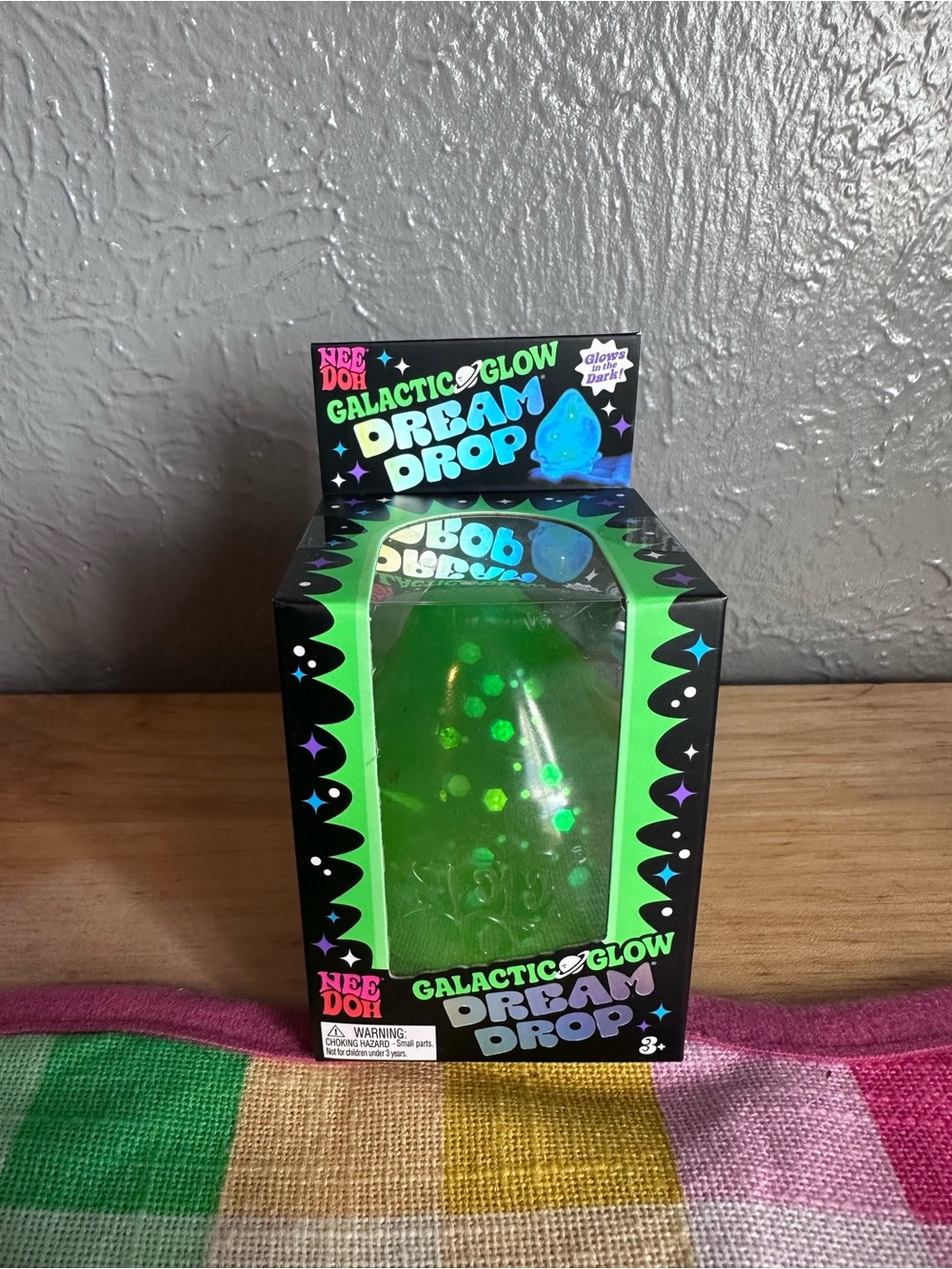 NeeDoh Galactic Glow Dream Drop - Green